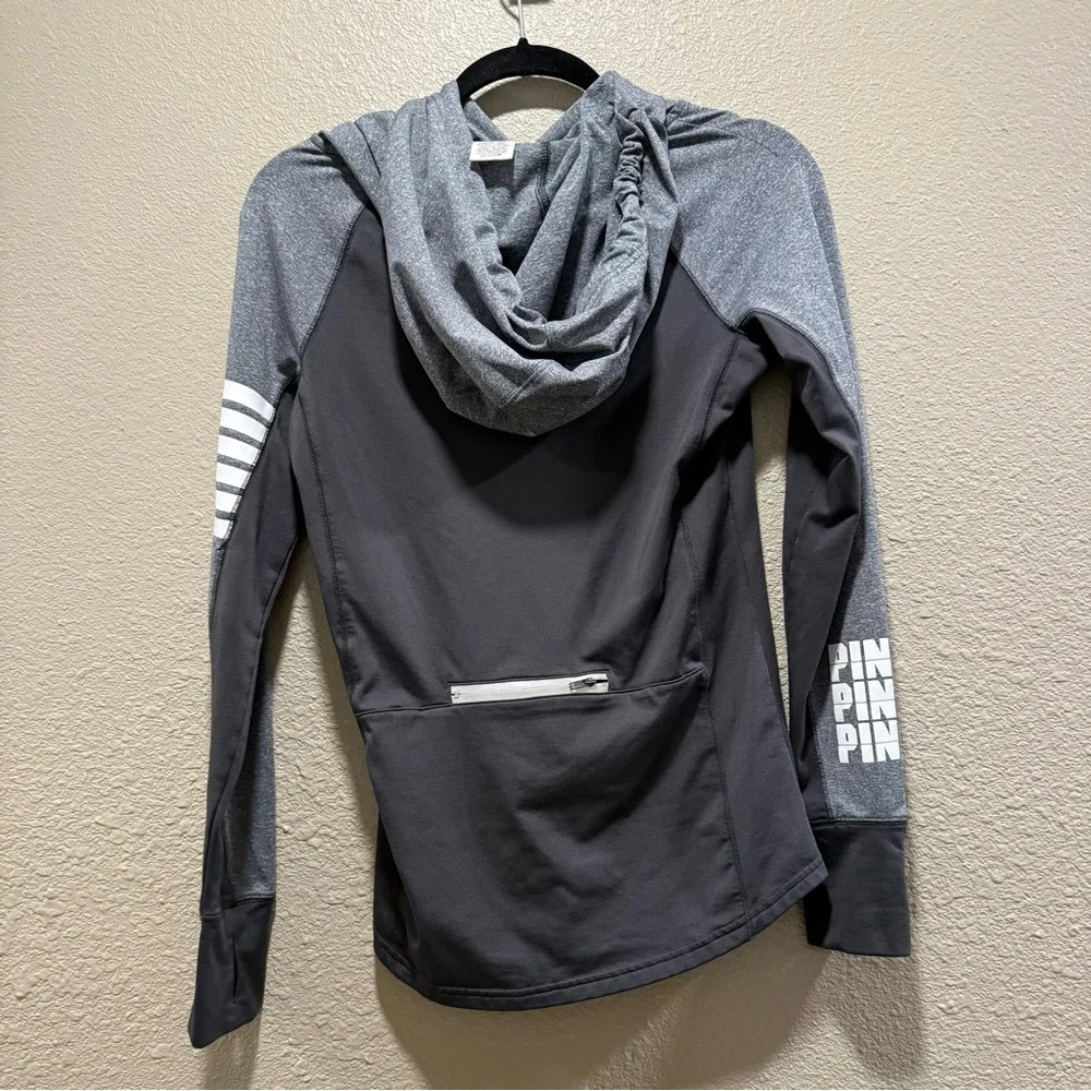 Victoria's Secret Pink‎ Gray Hoodie Sweatshirt
